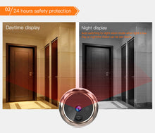 Load image into Gallery viewer, CAPTAIN digital door viewer C03, 24 hours safety protection

