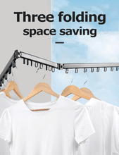 Load image into Gallery viewer, CAPTAIN three folding wall mounted retractable laundry system
