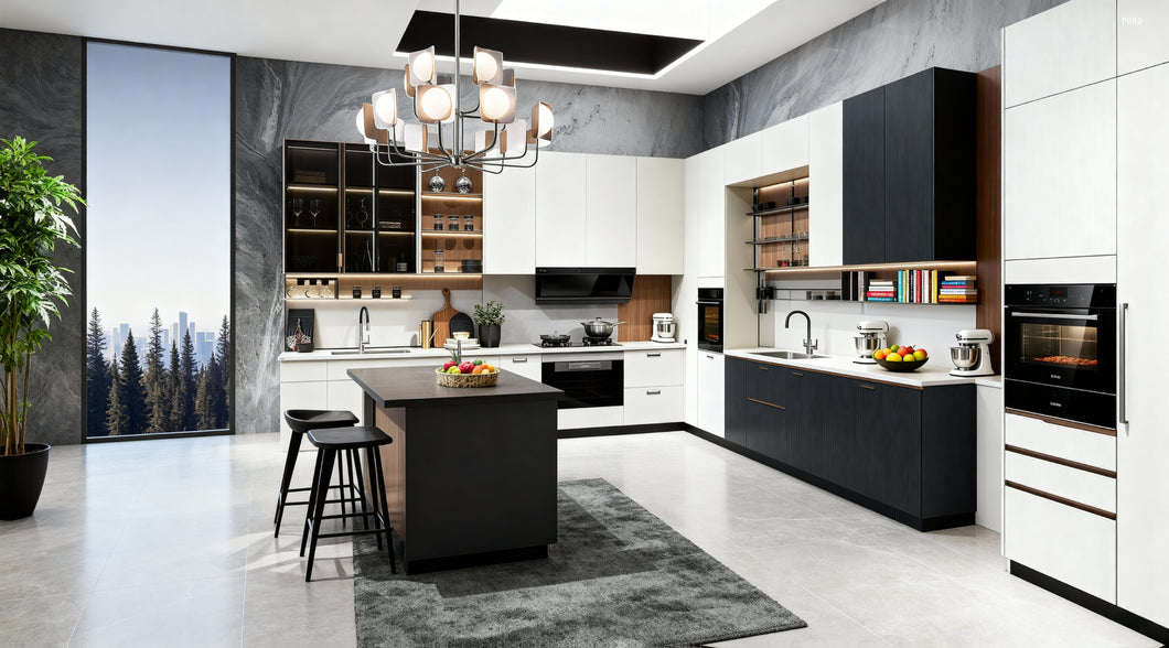 Kitchen Cabinet with PET Door