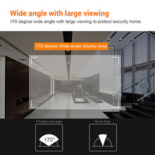 Load image into Gallery viewer, CAPTAIN digital door viewer C80, wide angle  display smart door viewer

