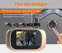 Load image into Gallery viewer, CAPTAIN digital door viewer C03 can take photo outside the door

