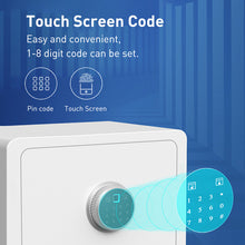 Load image into Gallery viewer, CAPTAIN smart safe box F1, touch screen code digital home safe box
