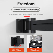 Load image into Gallery viewer, CAPTAIN three folding wall mounted retractable laundry system thicher board
